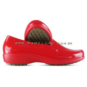 Sticky Shoe Social Woman Verniz - Vermelho por R$94,90