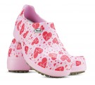 Sapato Profissional Soft Works II Estampado Rosa - Eletro Coração