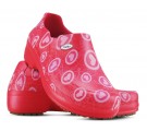 Sapato Profissional Soft Works II Estampado Vermelho - Corações Rosas