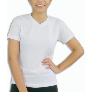 Camiseta Baby Look - Branca por R$39,90 na Mameluko