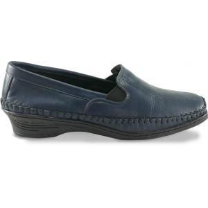 Sapato Feminino em Couro 1006 - Azul Marinho por R$64,90